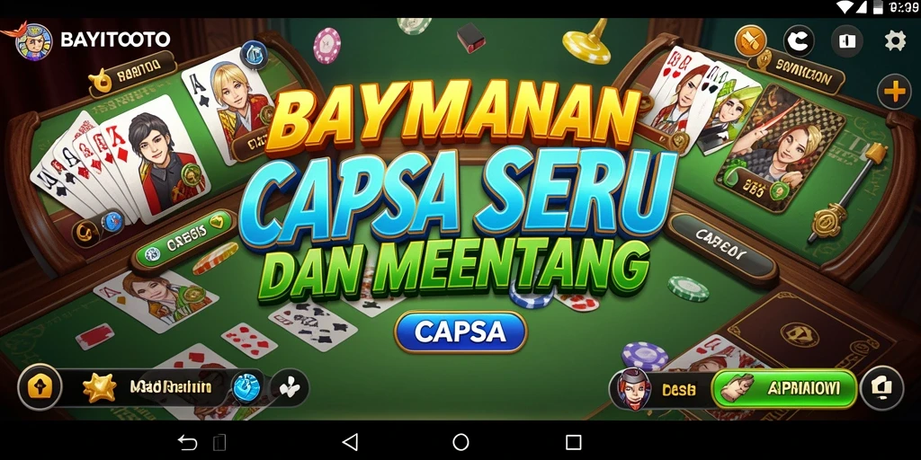 Antarmuka menarik dan fungsional dari game Capsa BAYITOTO.