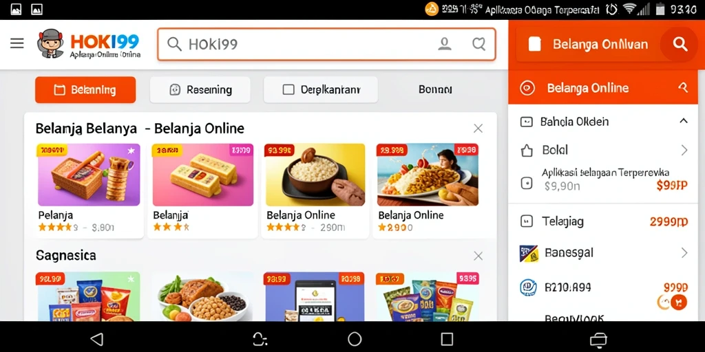 Tampilan menarik dan antarmuka pengguna HOKI99 yang intuitif.