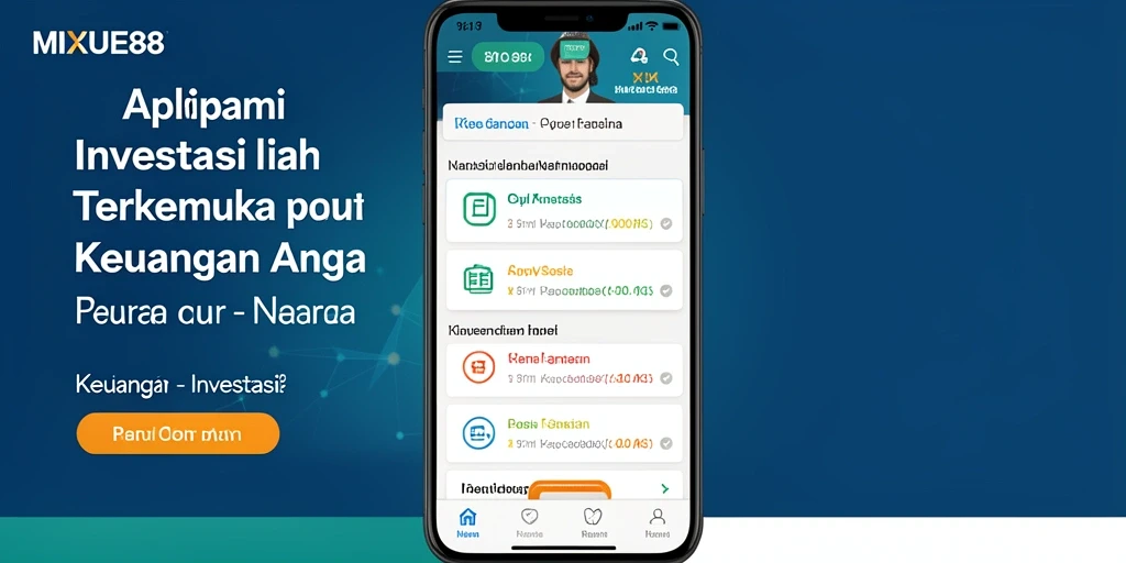 Antarmuka MIXUE88 menampilkan fungsi investasi yang mudah digunakan.